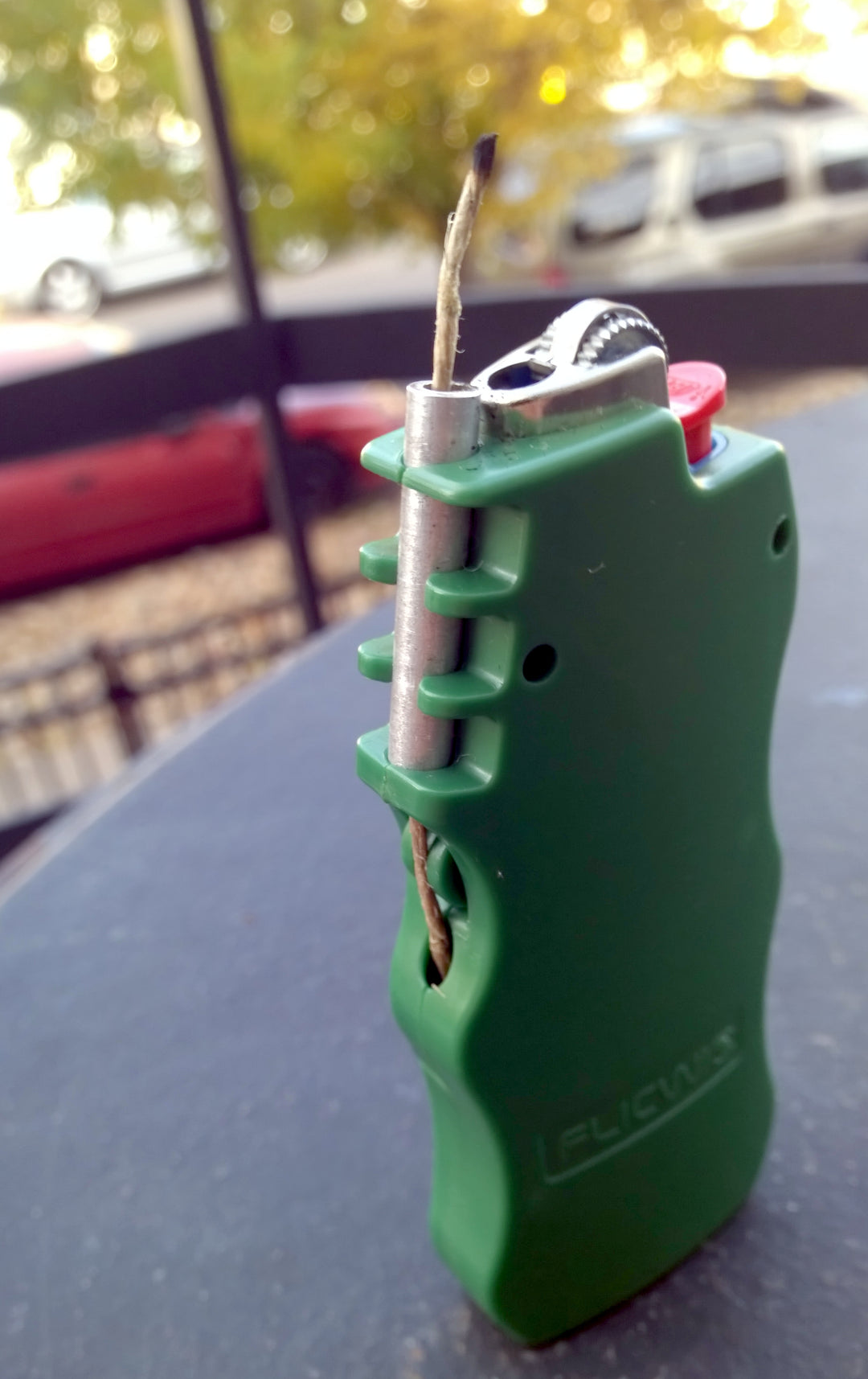 Hemp Wick Lighter Case Dispenser w/ 12' Hemp Wick Spool for Mini-Bic ...